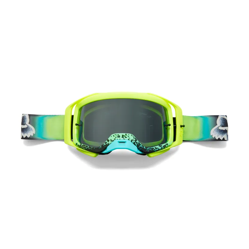 Fox Racing Airspace Horyzn Gray Lens Goggles in Fluorescent Yellow